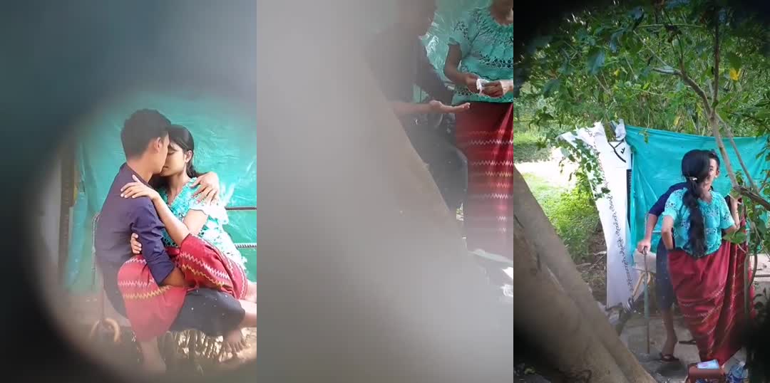 စောက်ဖုတ်နှိုက်ပြီး မတ်တပ်ရပ်ဆွဲ (ချောင်းရိုက်)