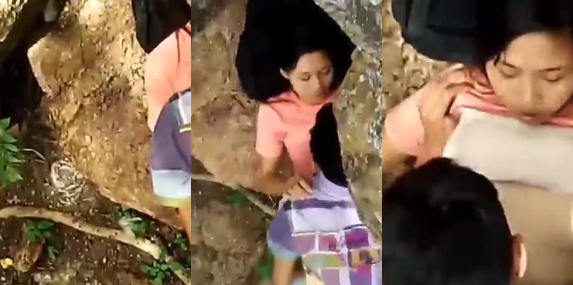 လူလစ်ပြီထင်ပြီး ကျောက်ဆောင်ကြားက အတွဲ